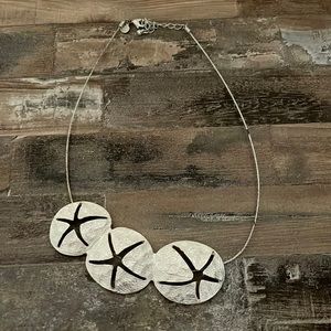 Beach starfish/sand dollar necklace